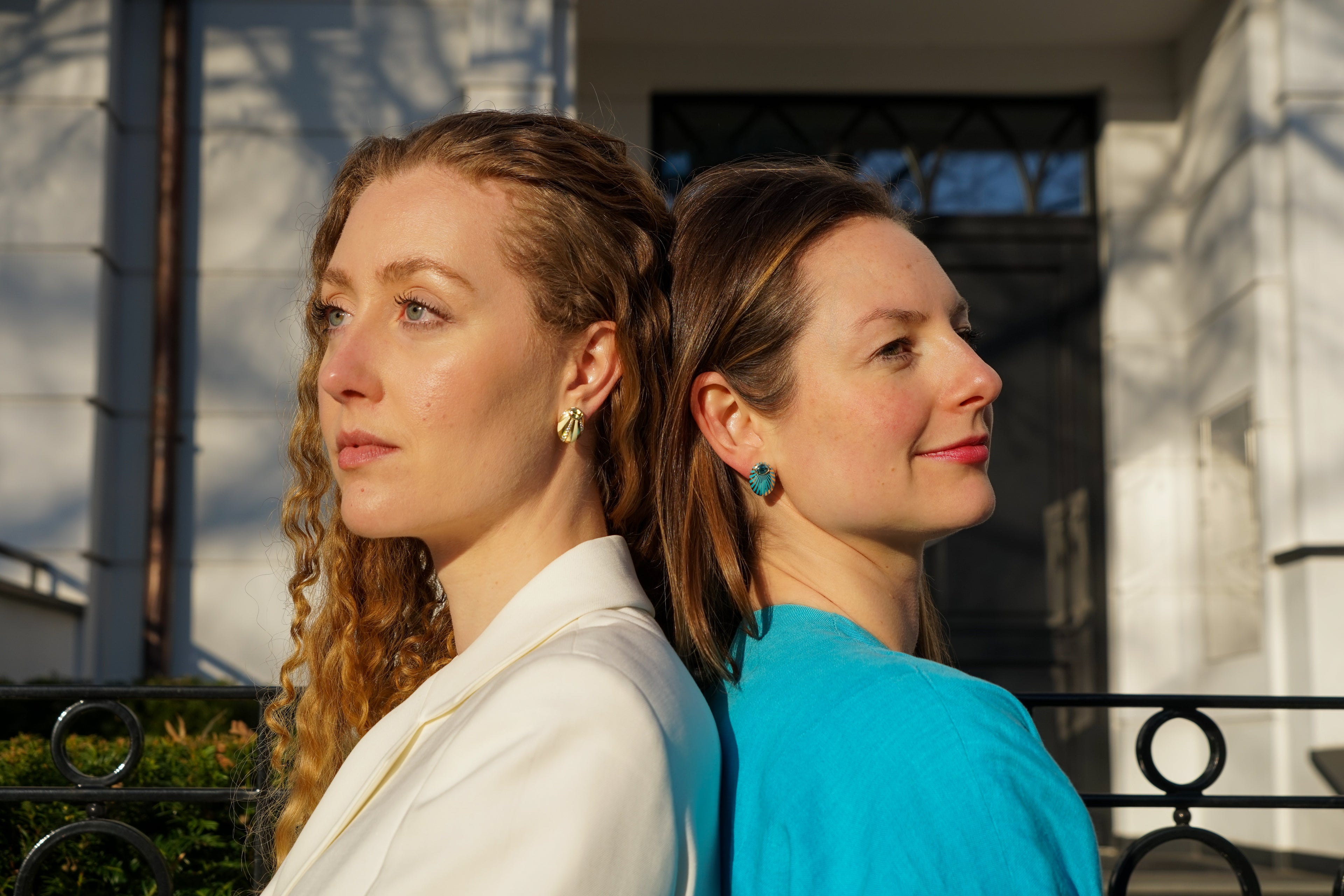 HELIA OVAL EARRINGS (CRYSOBERYL AND DIAMOND)